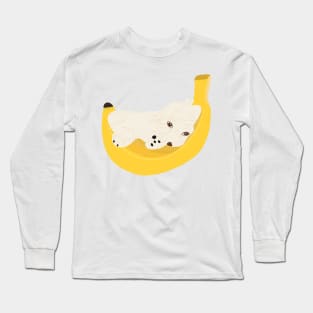 Cute Banana Maltipoo Long Sleeve T-Shirt